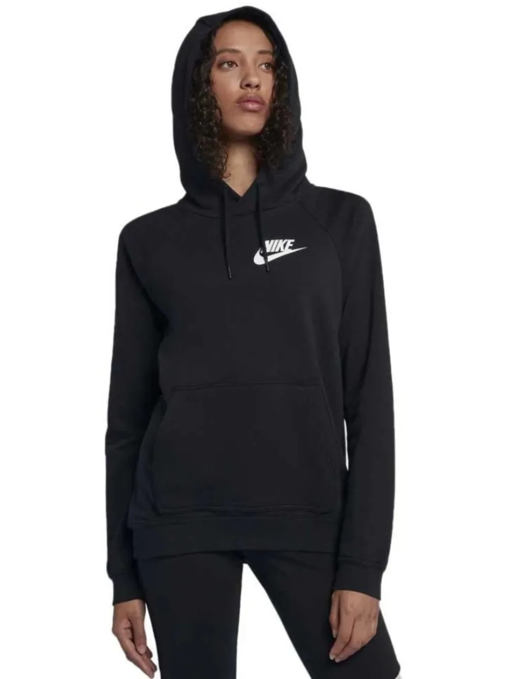 Nike Women's Black Logo Hoodie
